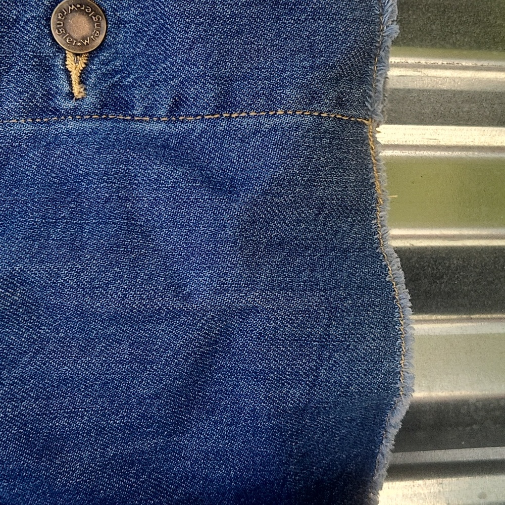 Wrangler 4 button long sleeve lightweight denim jacket chest pockets XXL… - Picture 3 of 7